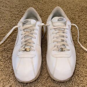 White Nike Cortez Sneakers